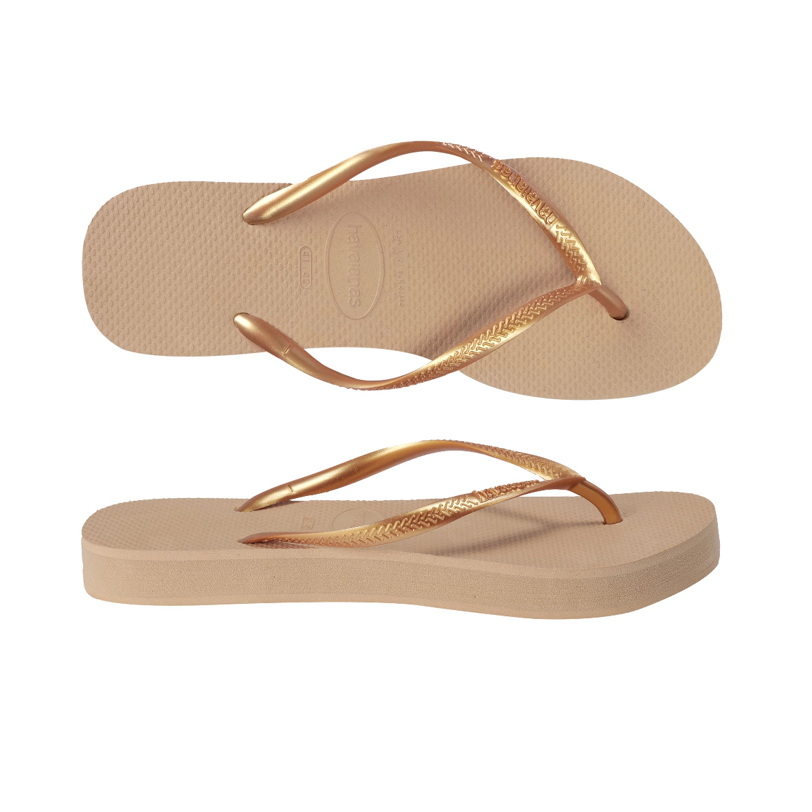 Havaianas Slim Flatform Golden