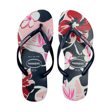Havaianas Slim Floral Basic Navy Blue - Shoes