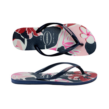 Havaianas Slim Floral Basic Navy Blue - Shoes