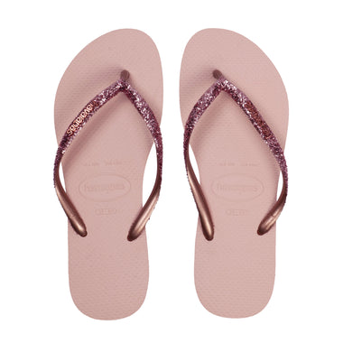 Havaianas Slim Glitter II Ballet Rose Golden Blush - Shoes