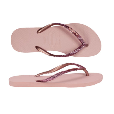 Havaianas Slim Glitter II Ballet Rose Golden Blush - Shoes