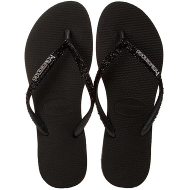 Havaianas Slim Glitter II Black/Dark Grey - Shoes