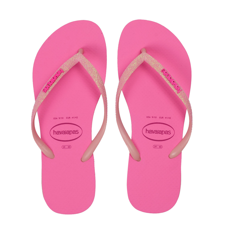 Havaianas Slim Glitter Neon Macaroon Pink