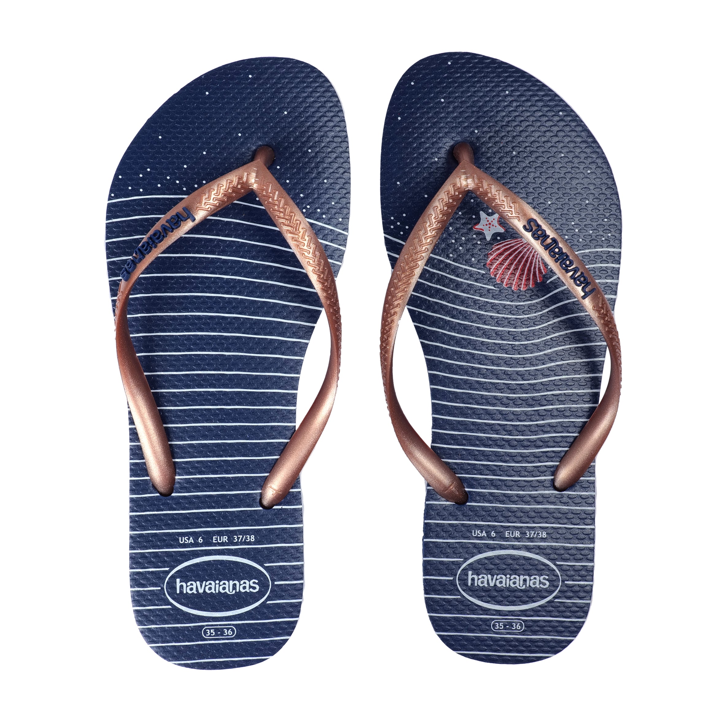 Navy havaianas women's online