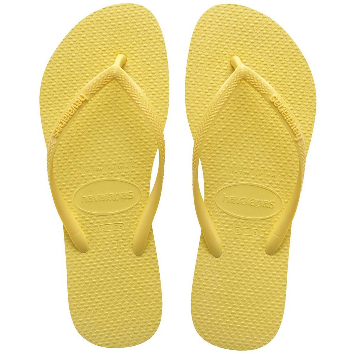Load image into Gallery viewer, Havaianas Womens Slim Revival Yellow - Shoes
