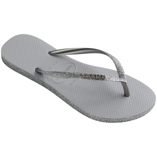 Silver glitter havaianas shop