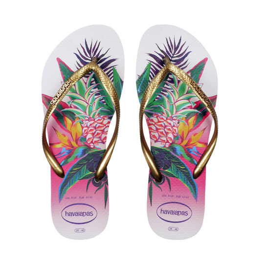 Havaianas Slim Tropical White