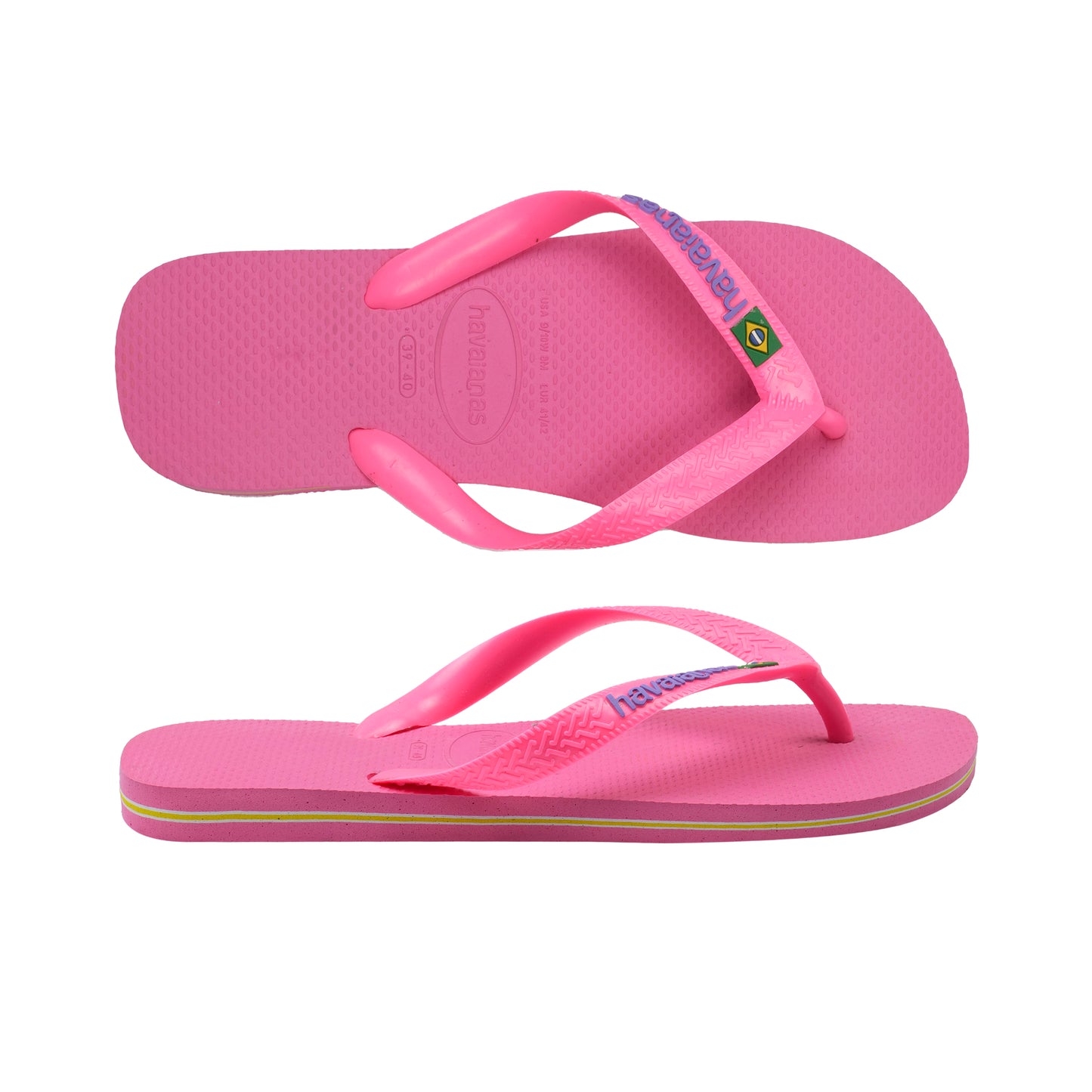 Load image into Gallery viewer, Havaianas Women Brasil Flip Flops Crystal Rose - Shoes
