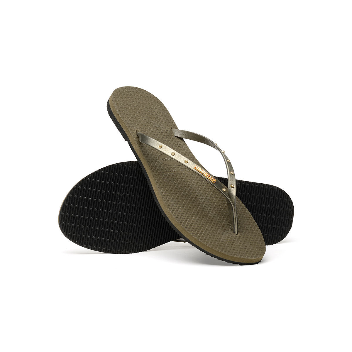 You Maxi Flip Flops Dark Khaki
