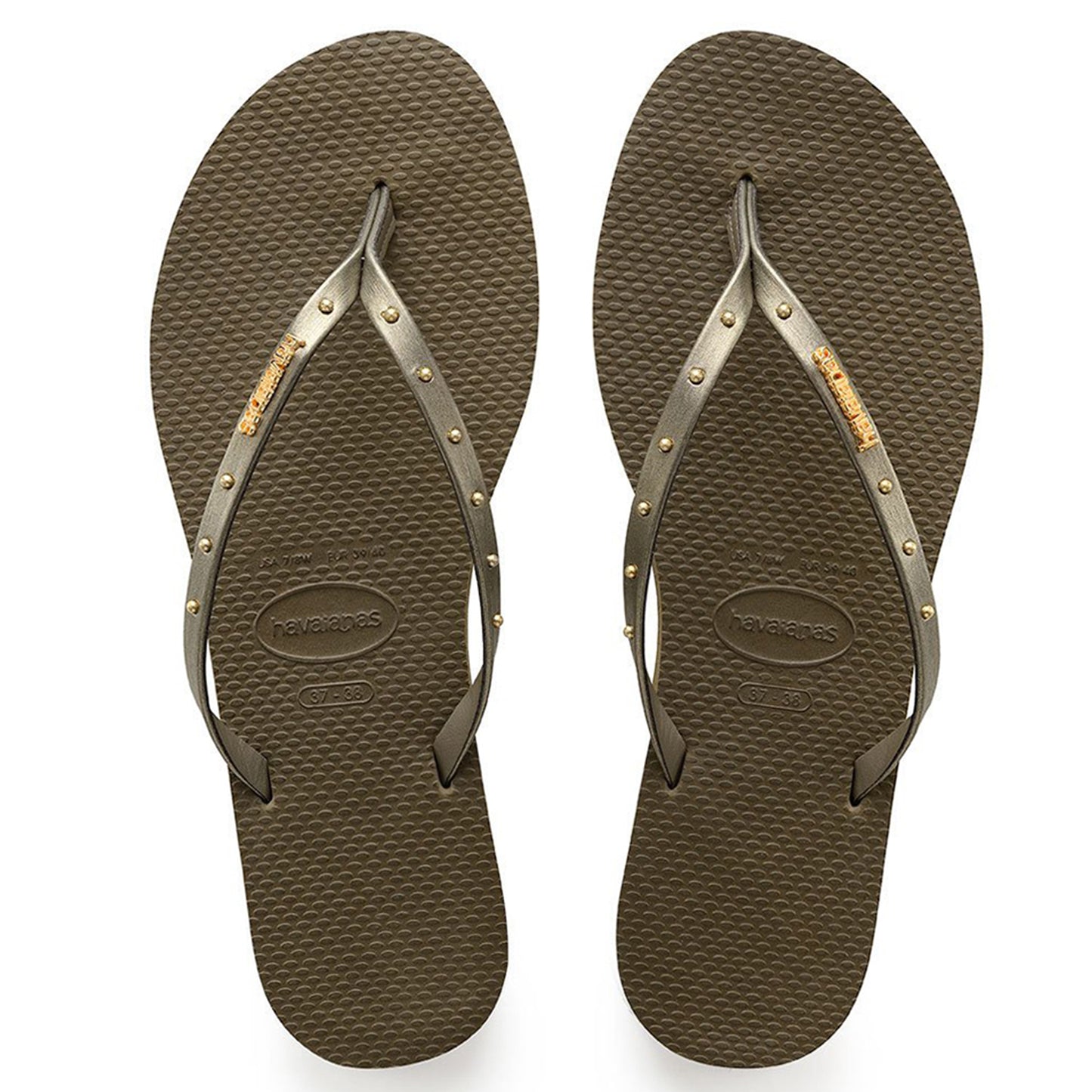 You Maxi Flip Flops Dark Khaki