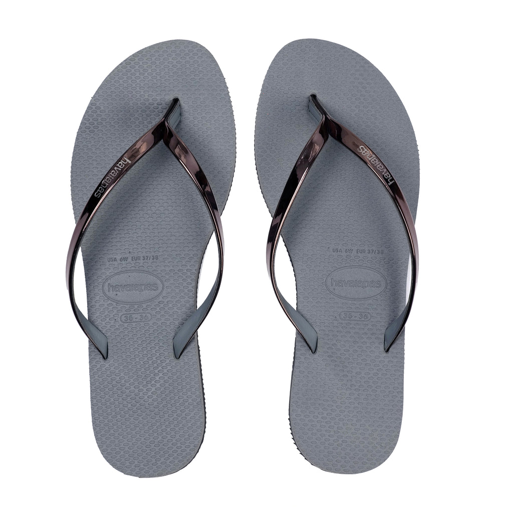 Havaianas You Metallic Grey Steel Metallic Graphite