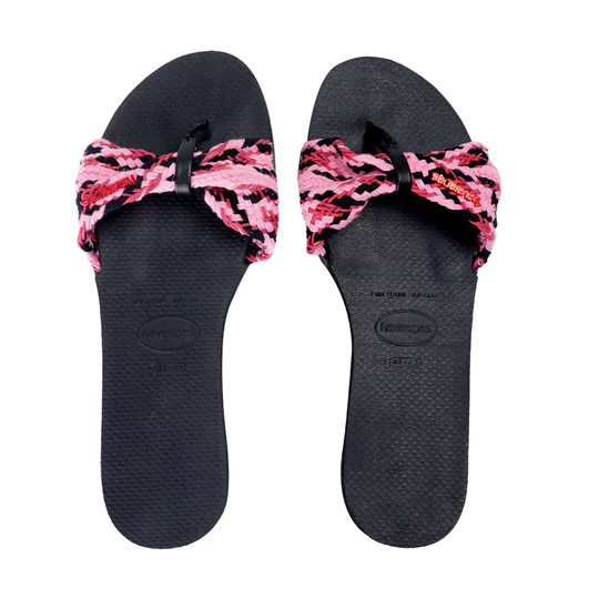 Load image into Gallery viewer, Havaianas You St. Tropez Mesh Black
