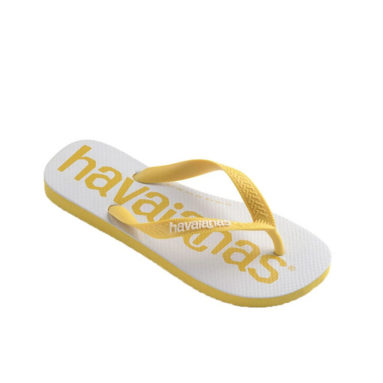 Load image into Gallery viewer, Havaianas Men Top Logo Mania 2 Gold Yellow
