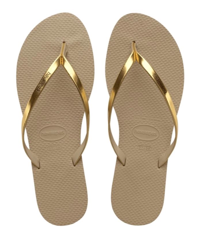 Havaianas You Metallic Golden Sand Metallic