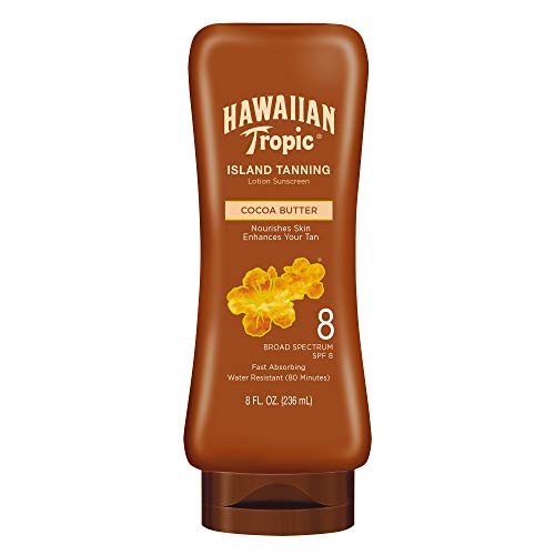 Hawaiian Tropic Island Tanning Sunscreen Lotion SPF8