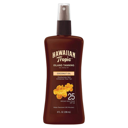Hawaiian Tropic Tanning Oil Pump Spray  SPF25
