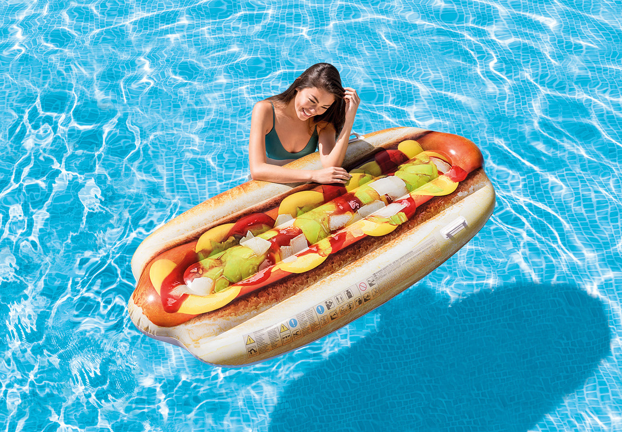 Load image into Gallery viewer, Hotdog Mat Pool Float
