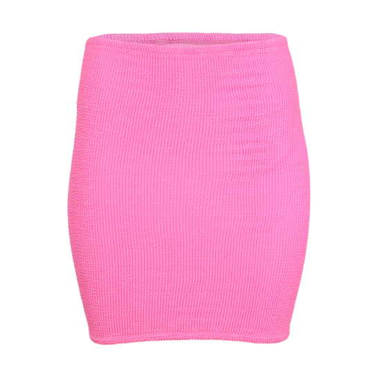 Crinkle Mini Skirt in Pink
