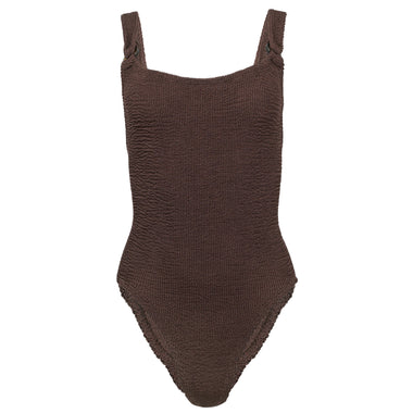 Domino One Piece Metallic Chocolate - ONE SIZE - One Piece