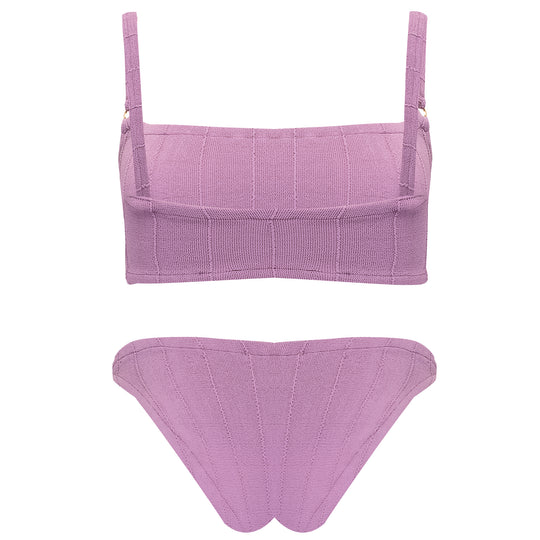 Women's Bikini Set in Ribbed Fabric