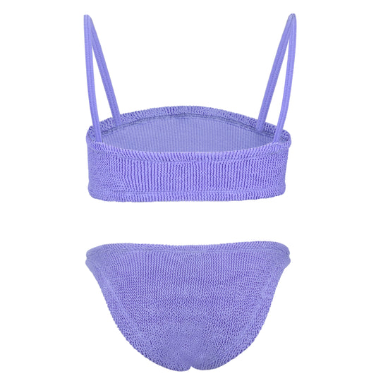 Load image into Gallery viewer, Hunza G Lilac Crinkle Swimsuit
