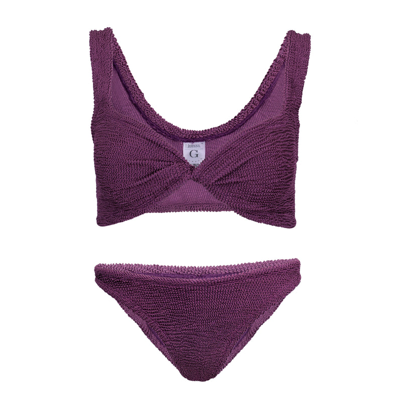 Juno Bikini Metallic Grape