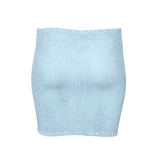 Load image into Gallery viewer, Mini Skirt Crinkle Baby Blue
