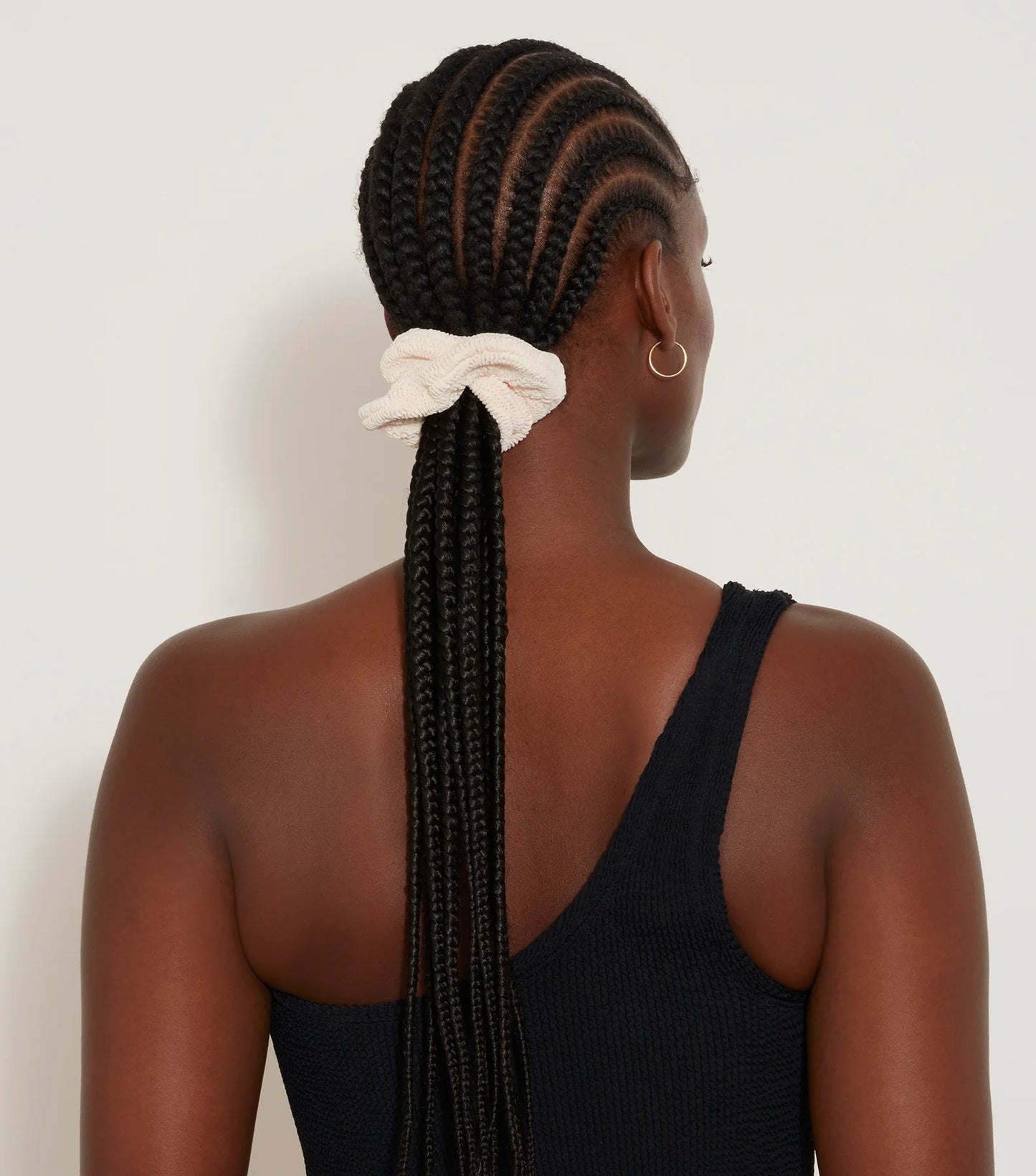 Load image into Gallery viewer, Blush Scrunchie in Crinkle | Hunza G Elastic Hair Ties
