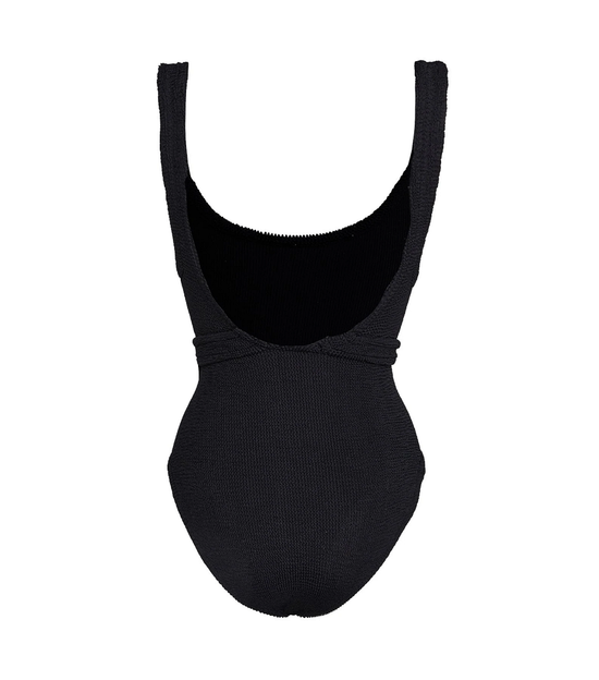 Solitaire Belted One Piece Black