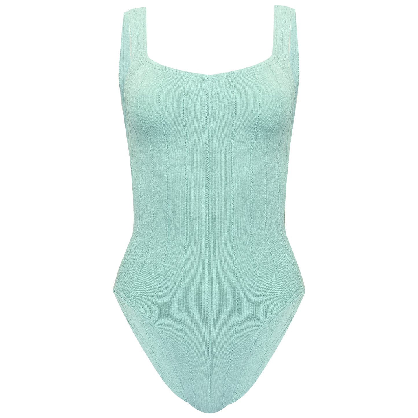 Load image into Gallery viewer, Square Neck Nile Swimwear Pistachio - One Piece
