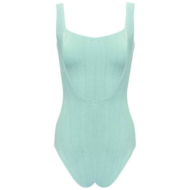 Square Neck Nile Swimwear Pistachio - One Piece