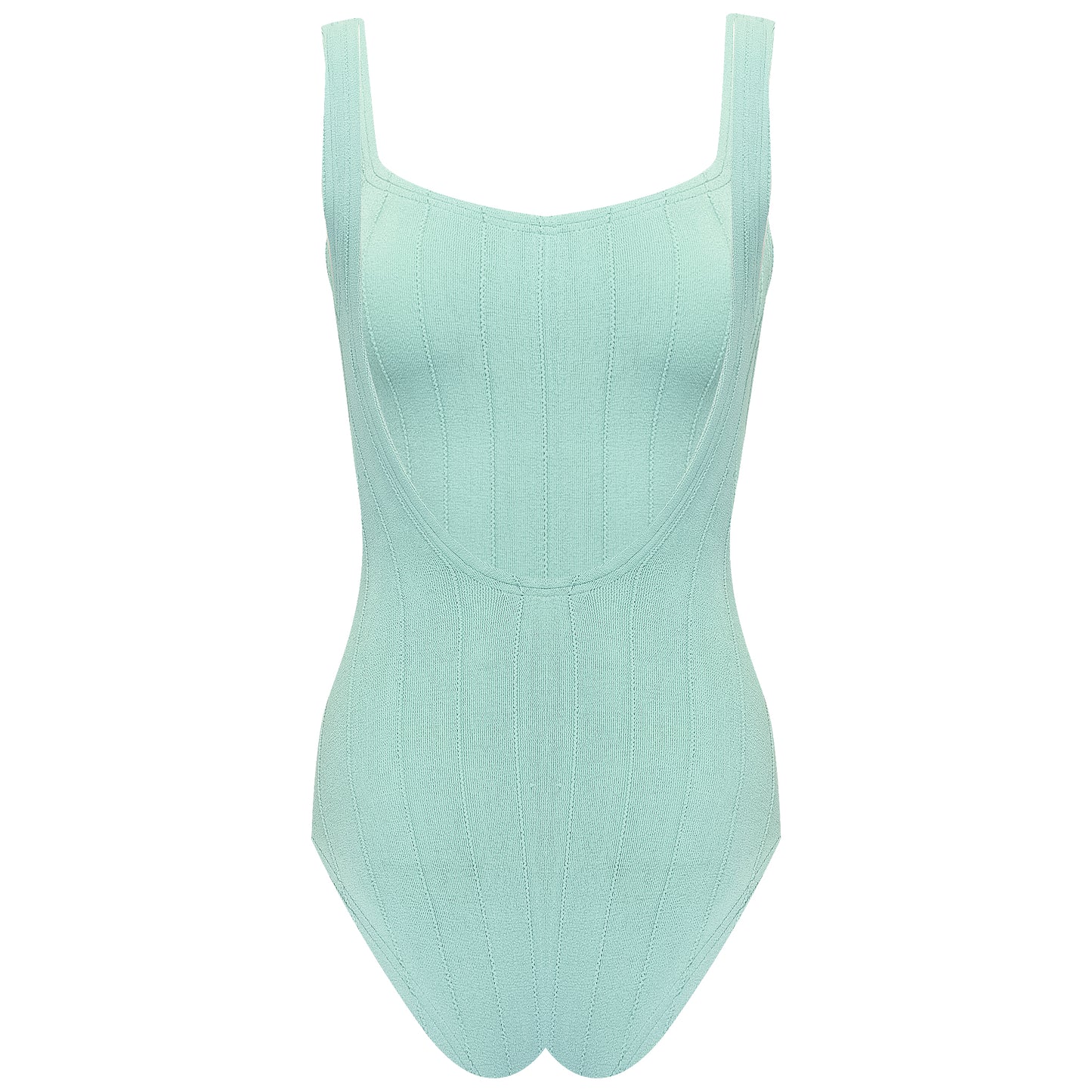 Load image into Gallery viewer, Square Neck Nile Swimwear Pistachio - One Piece
