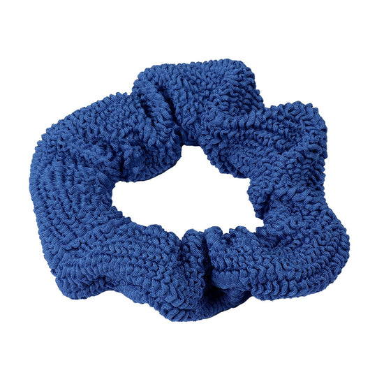Scrunchie Metallic Denim - ONE SIZE - Hair Bands