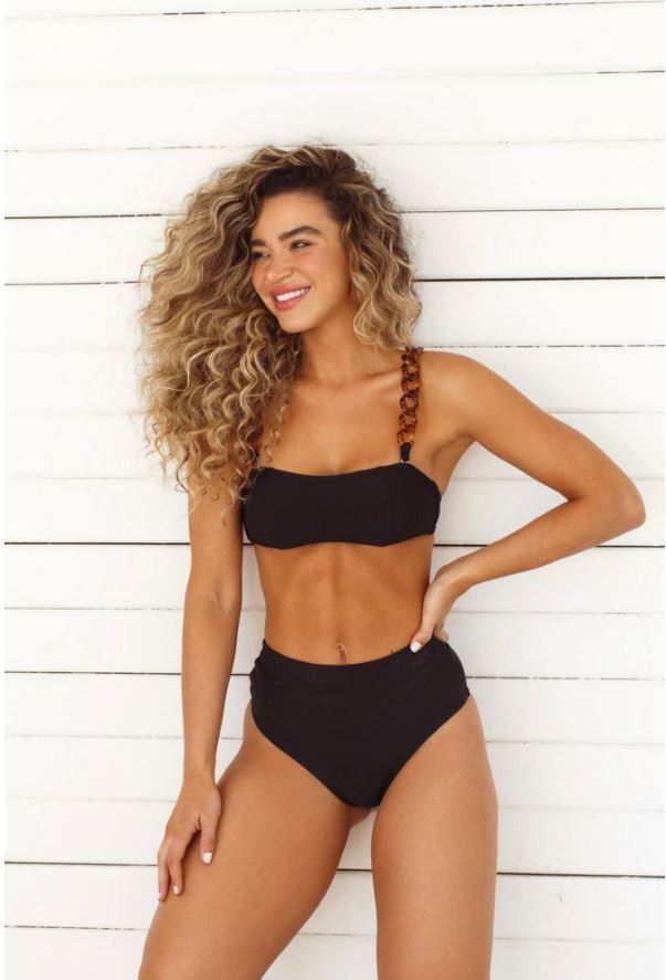 Load image into Gallery viewer, Hot Pants Bottom Black - Bikini Bottom
