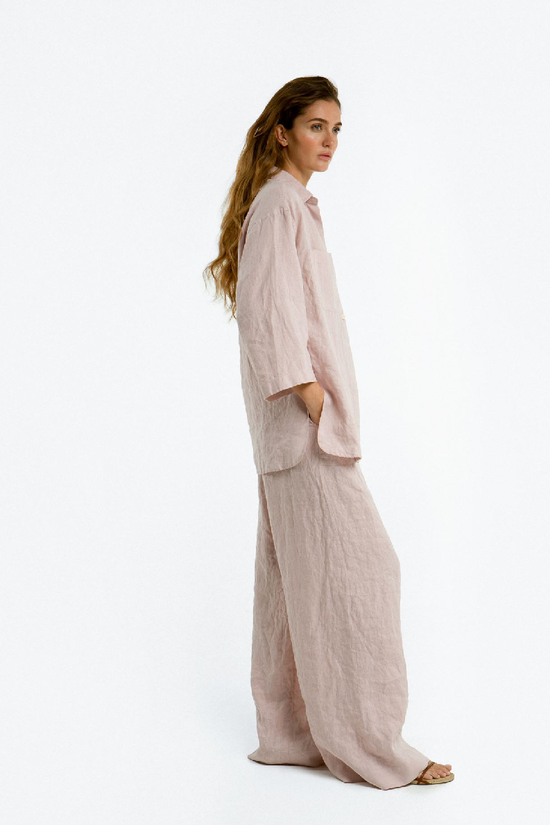 Top And Pants Set Rose