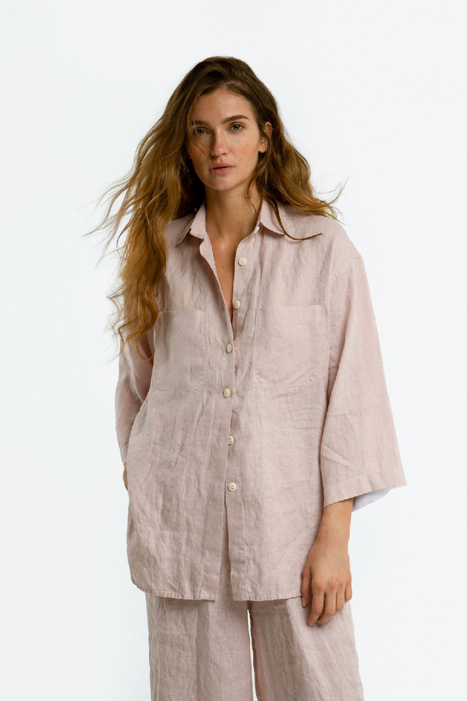 Top And Pants Set Rose