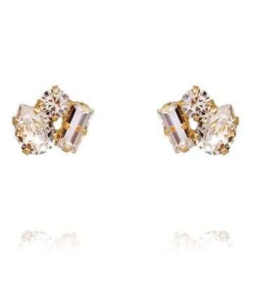 Isa Stud Earrings Crystal - Earrings