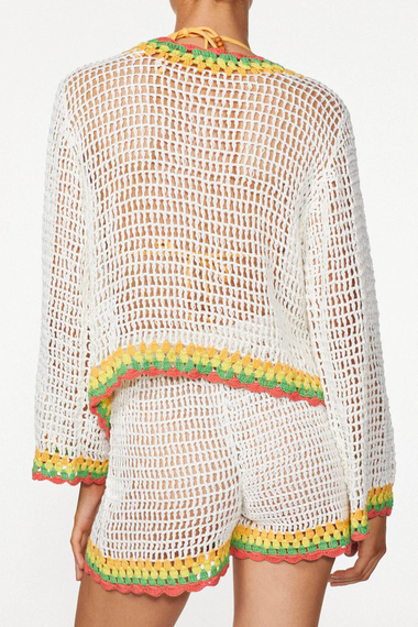Crochet Swim Cover Up Shorts