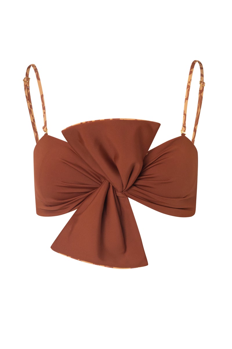 Albatross Top Mustard/Arabesque Brown