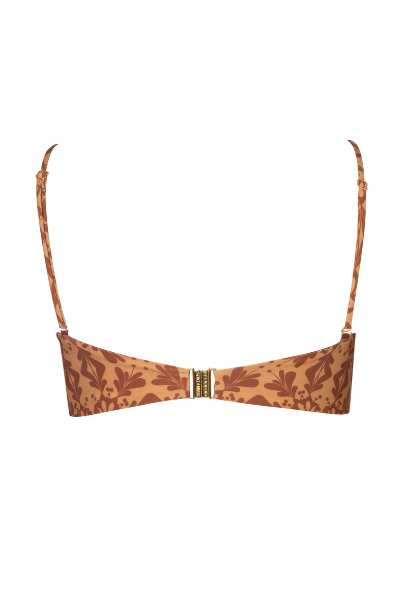 Albatross Top Mustard/Arabesque Brown