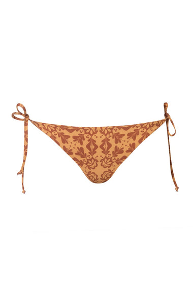 Brazil Bottom Mustard/Arabesque Brown - Bikini Bottom