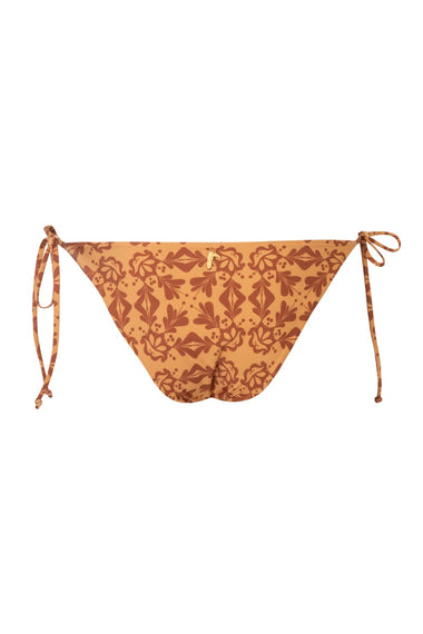 Brazil Bottom Mustard/Arabesque Brown - Bikini Bottom