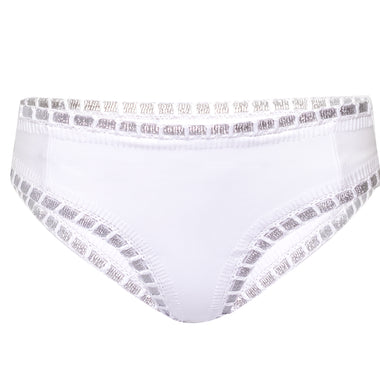 Valentine Boyshort Bottom White - Bikini Bottom