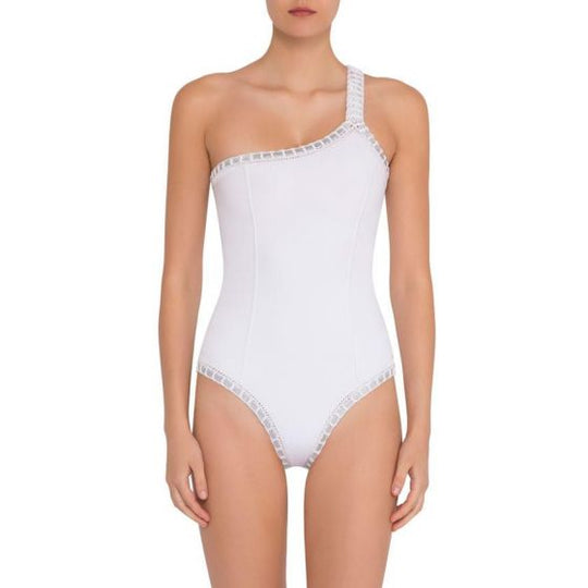 Valentine One Shoulder Maillot - One Piece