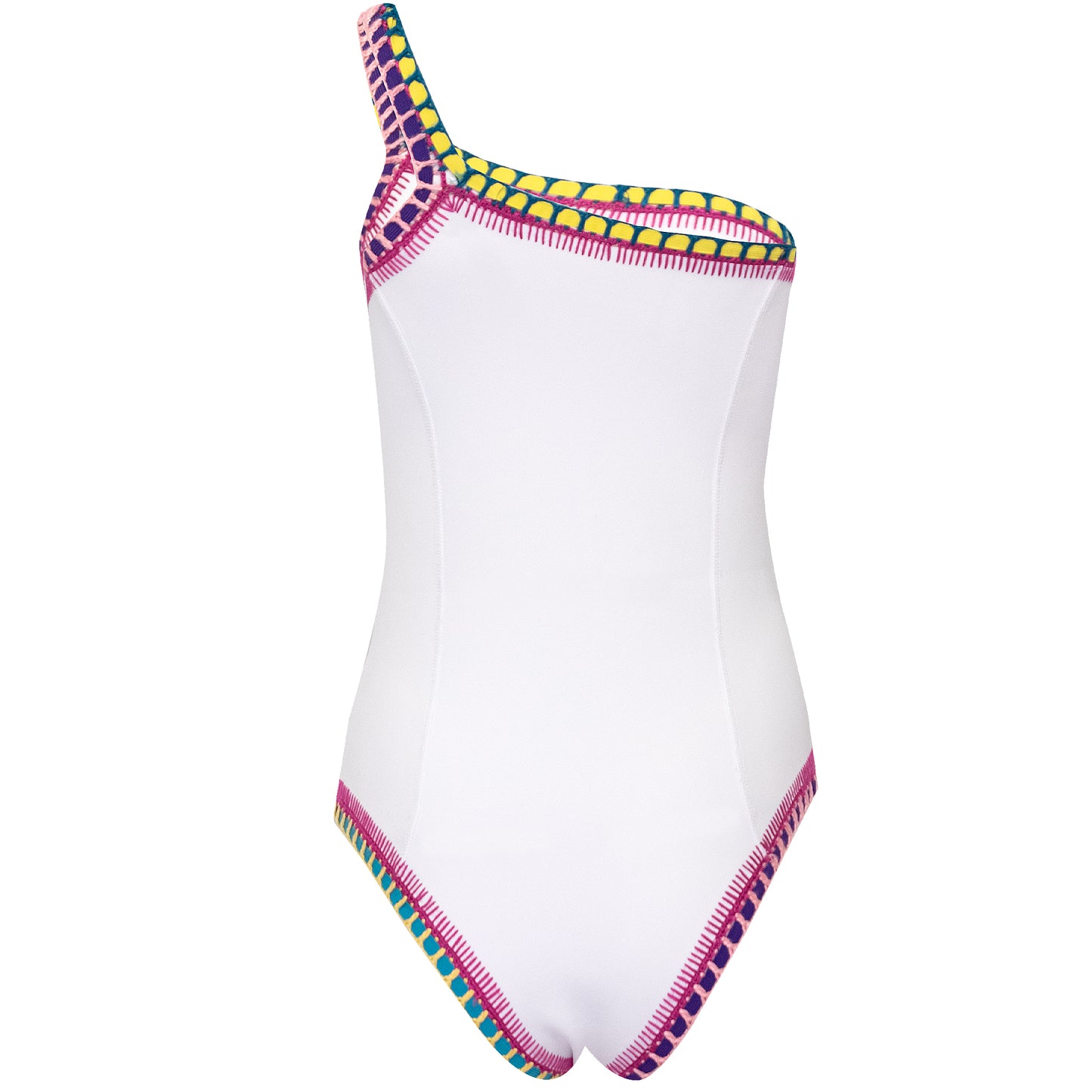 Load image into Gallery viewer, Yaz One Shoulder Maillot - One Piece
