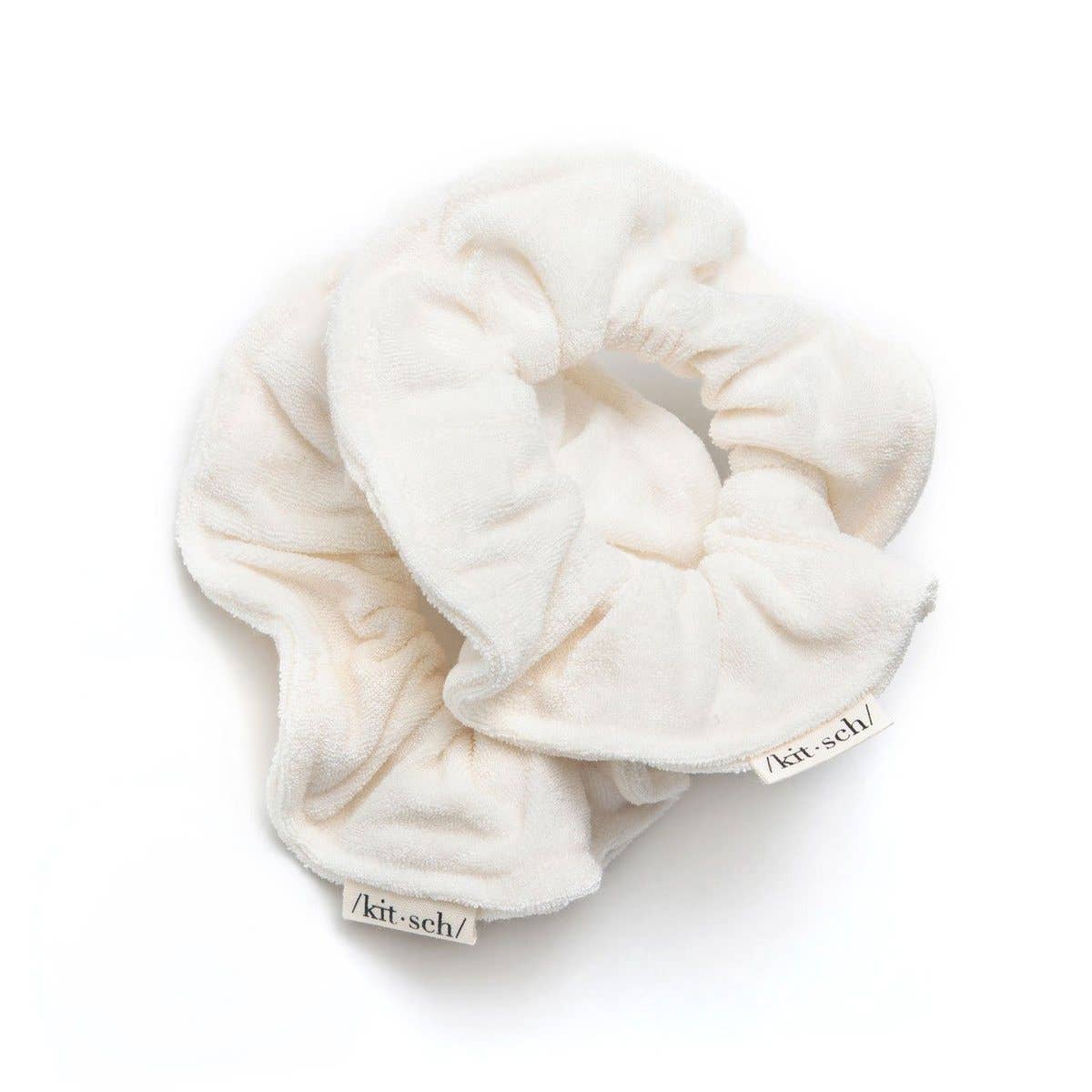 Load image into Gallery viewer, Eco Friendly Towel Scrunchies Ivory
