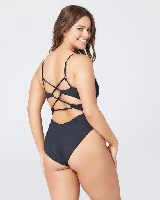 Load image into Gallery viewer, Strappy Back One Piece Swimsuit
