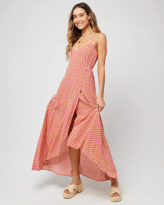 V Neck Maxi Dress