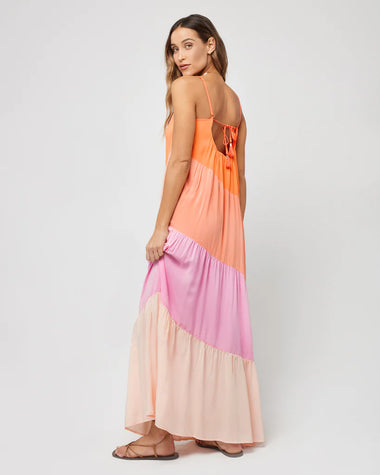 Leona Dress Peche Punch - Dress