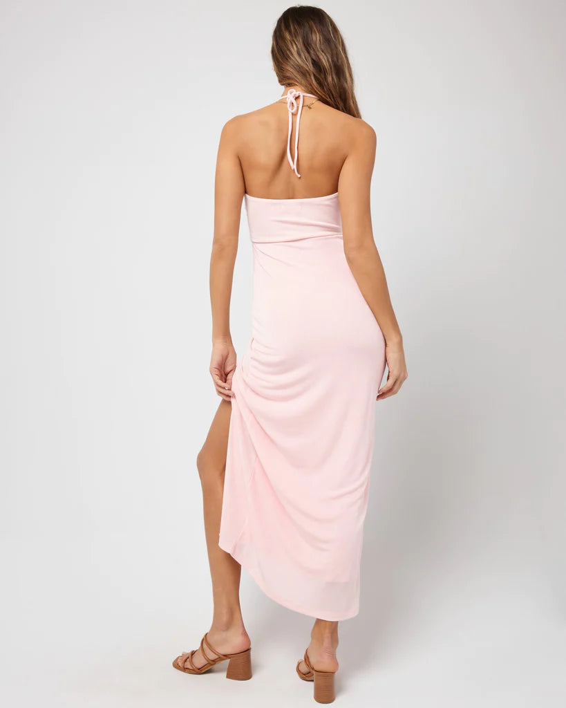 Load image into Gallery viewer, Womens Pink Maxi Dress
